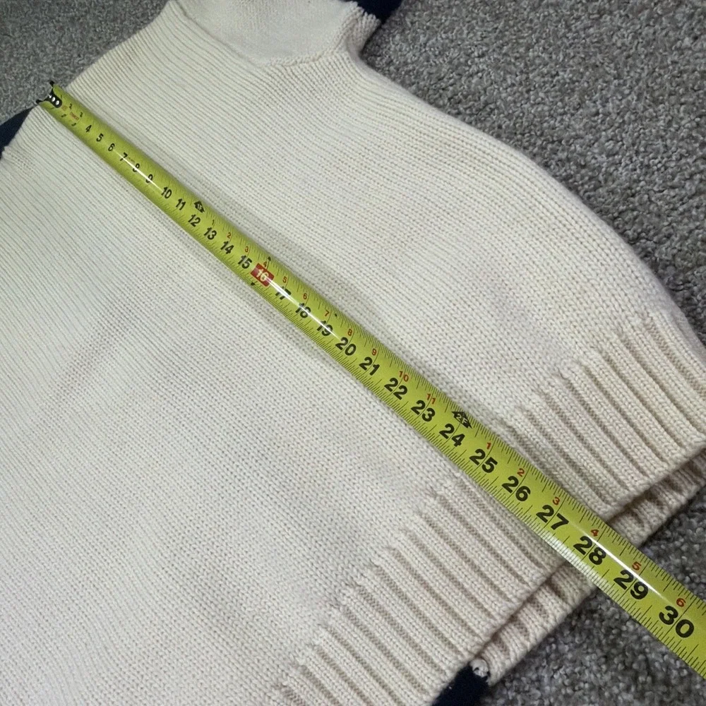 Vintage Polo Ralph Lauren 90s Striped Wool Cardigan XL Crest Logo